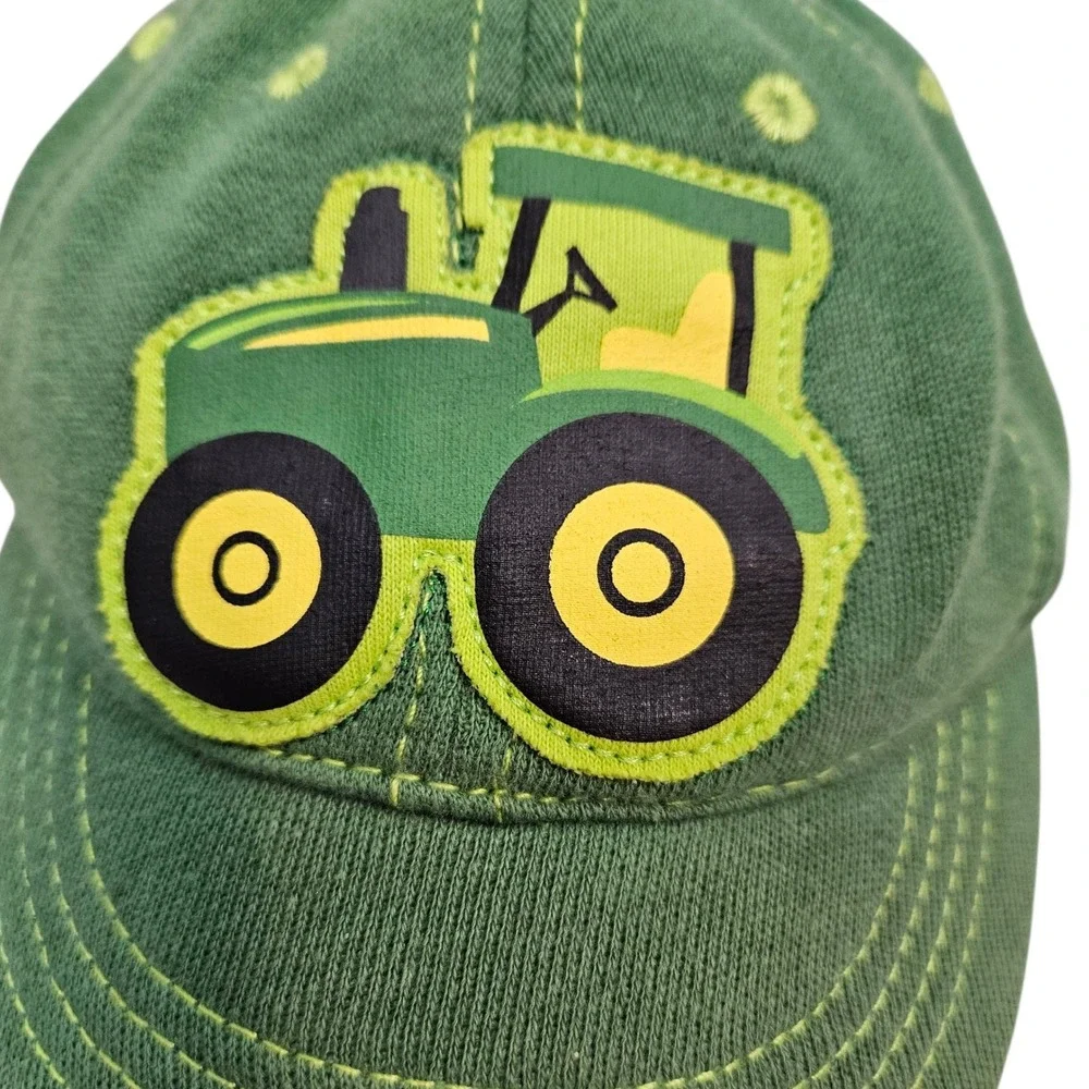 John Deere Kids Green Tractor Baseball Cap Infant Toddler Hat Cotton Blend
